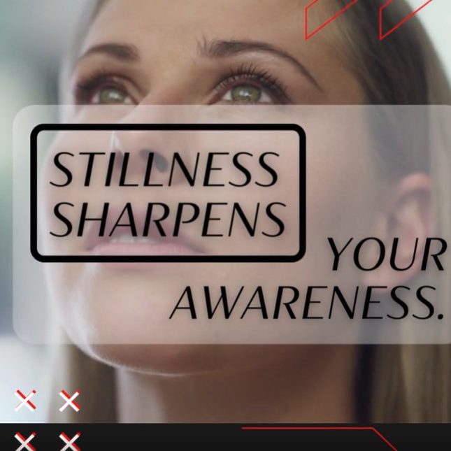 stillness sharpens