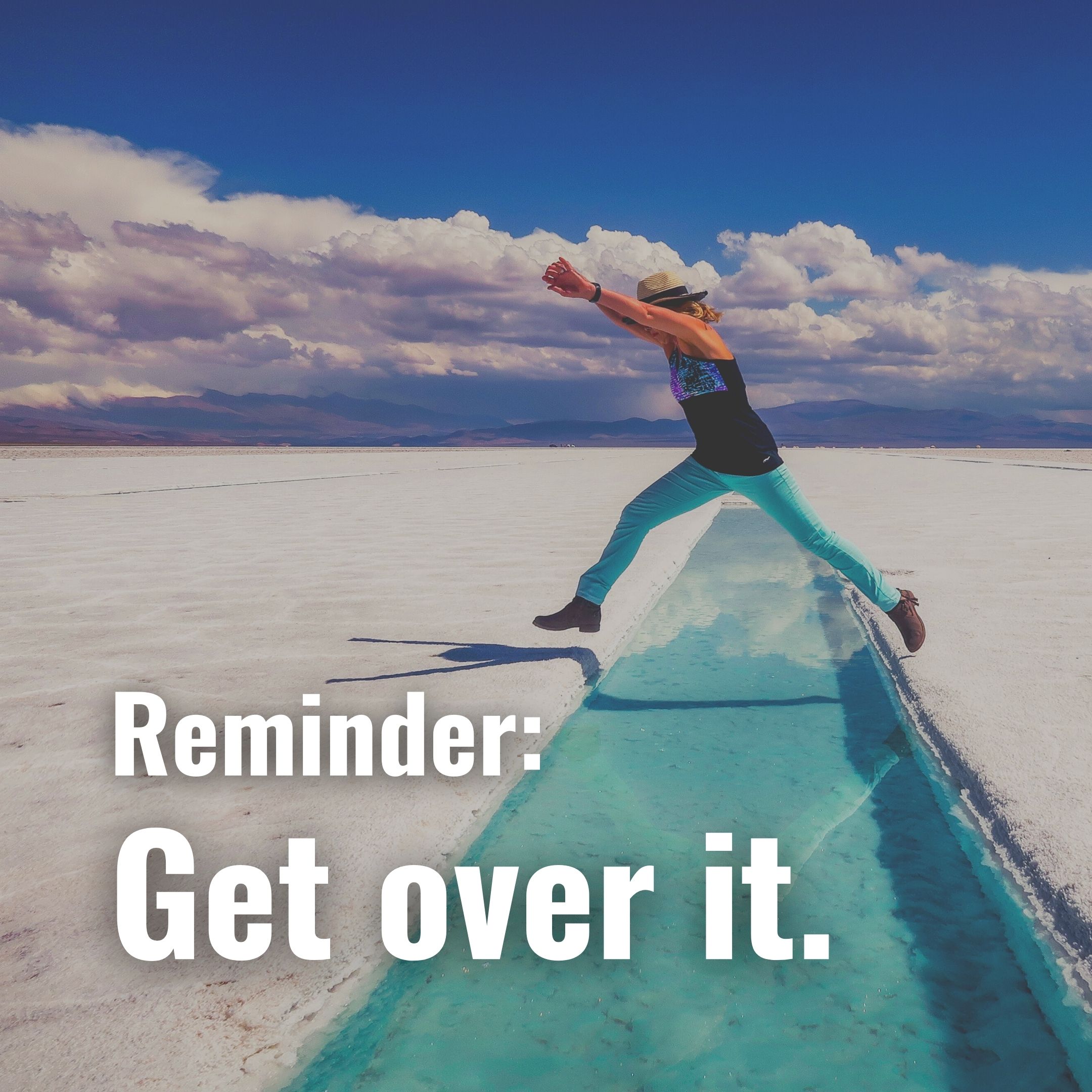 Get With It - Get over it - A Radical Difference