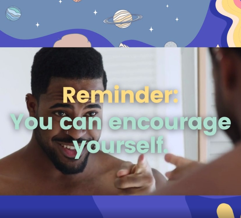 Get With It - You can encourage yourself - A Radical Difference