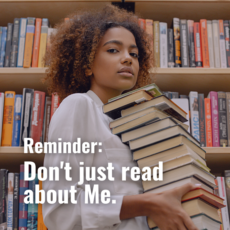 January 2, 2023-Don’t just read about Me.