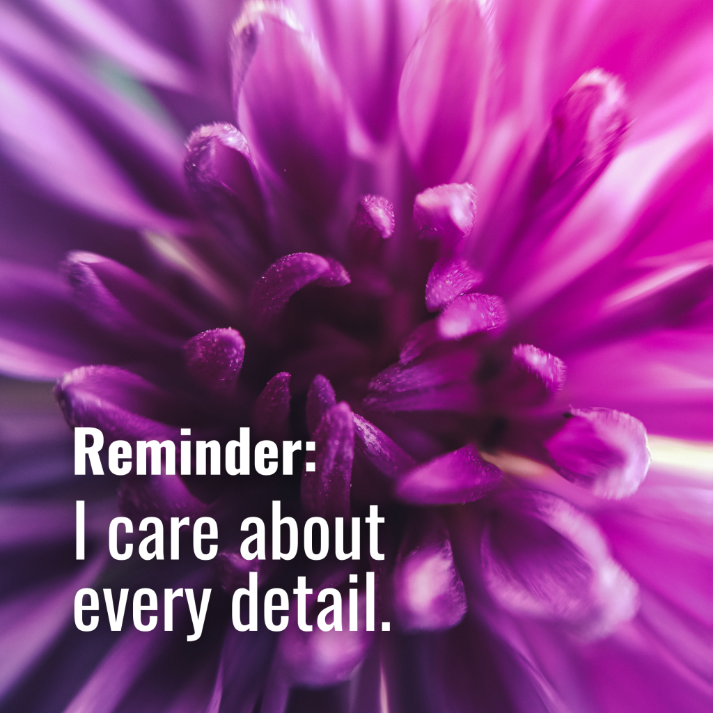 Get With It - I care about every detail 🔍 - A Radical Difference