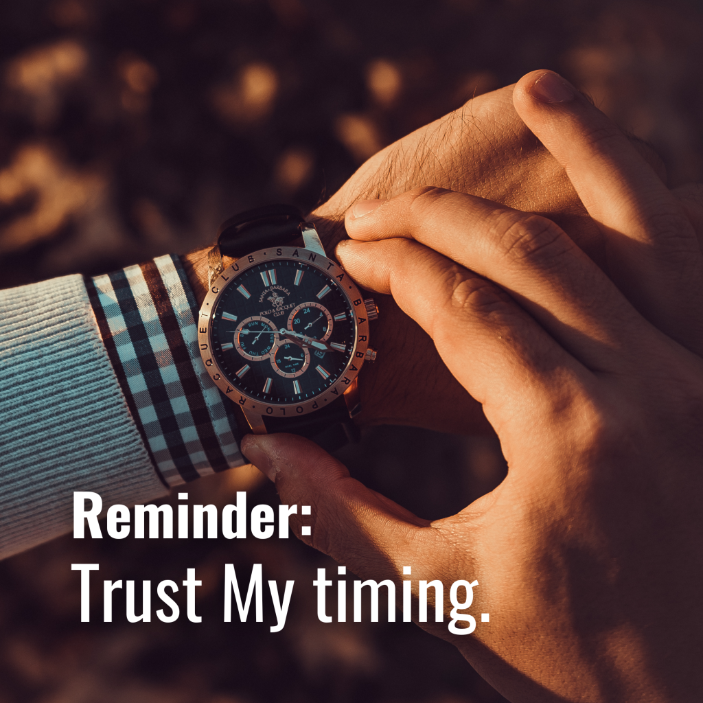 Get With It - Trust My timing - A Radical Difference