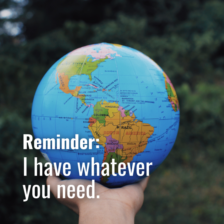 I have whatever you need