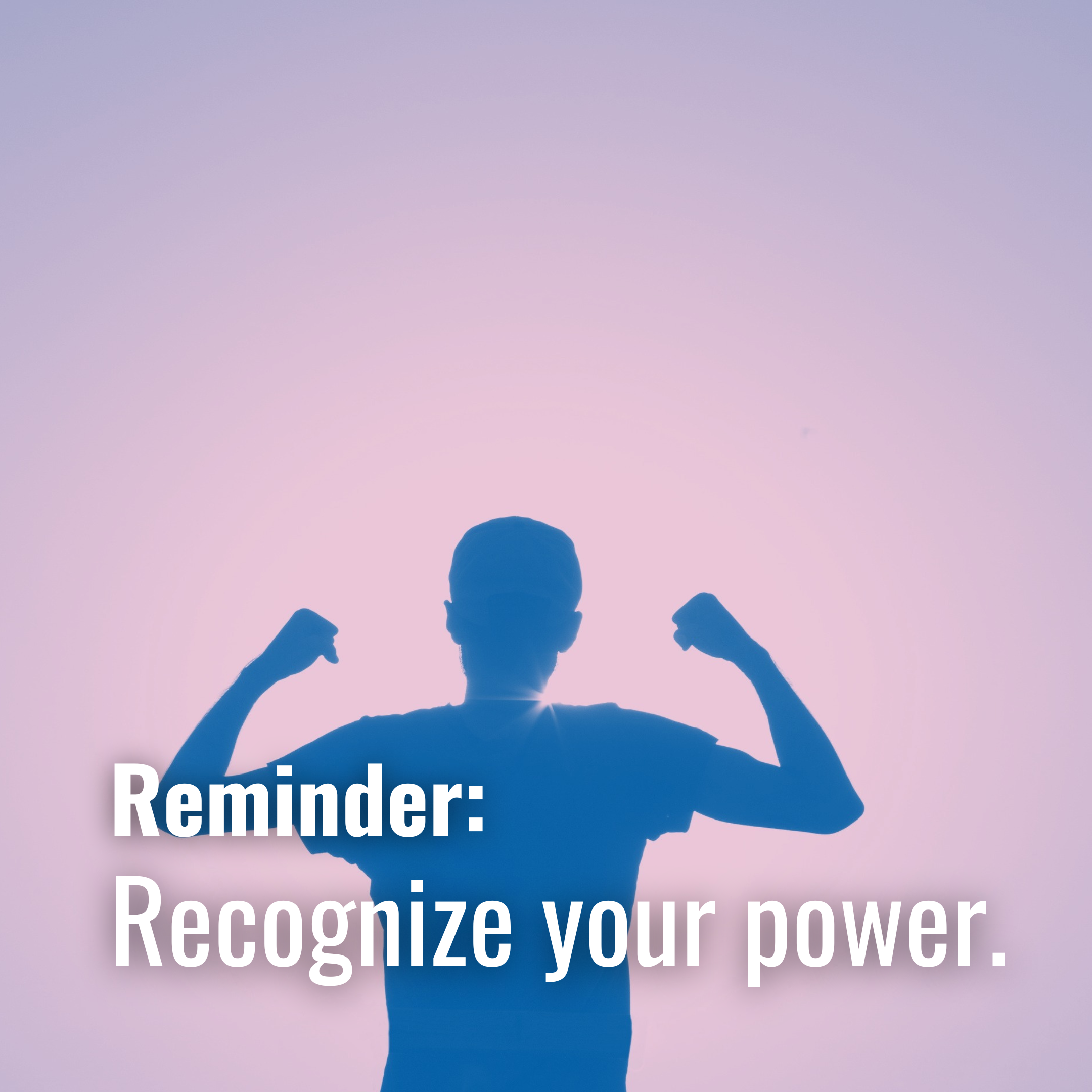 Get With It - Recognize your power - A Radical Difference