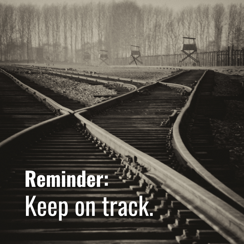 Get With It - Keep on track 🎯 - A Radical Difference