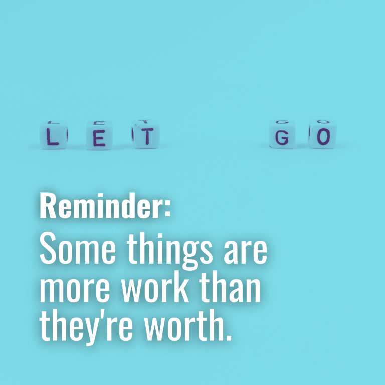Get With It - Some things are more work than they’re worth