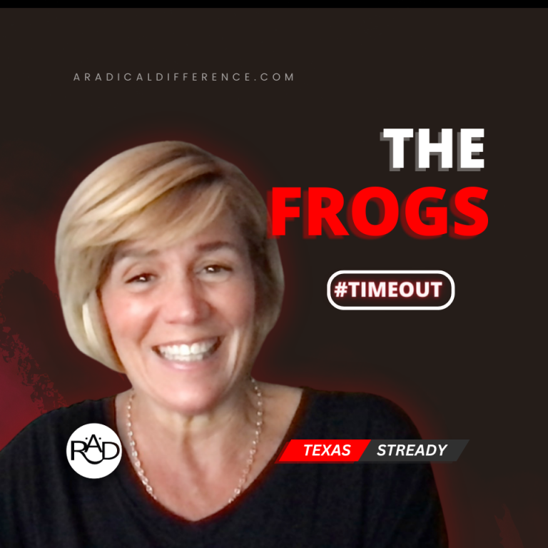 The Frogs …you don't have to live with them. Please checkout our new video on YouTube. https://youtu.be/MmgOgVydR9I #timeout #ARadicalDifference #GetWithIt #Inspiration #SureNuff #Motivation #DailyTrophy