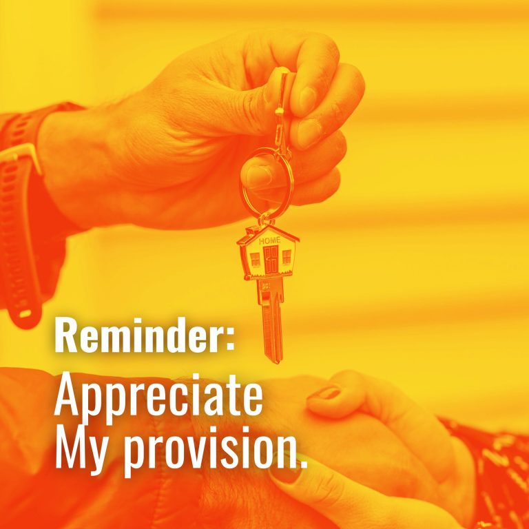 Appreciate My provision.