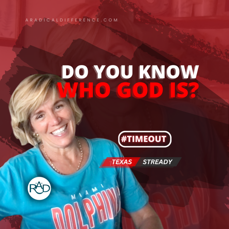 YouTube Timeout—Do You Know Who God Is? …act like it. #timeout #aradicaldifference #getwithit #inspiration Watch video: https://youtu.be/KMrqDwew7wM