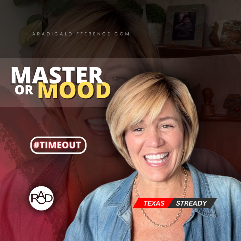Timeout—Master or Mood December 13, 2023 Timeout—Master or Mood? …don't mix the two. #timeout #aradicaldifference #getwithit #inspiration Watch video on YouTube https://youtu.be/WYXixpugdlo