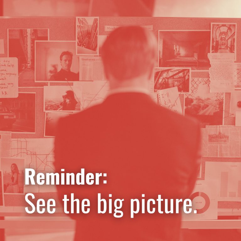 December 5, 2023-See the big picture.