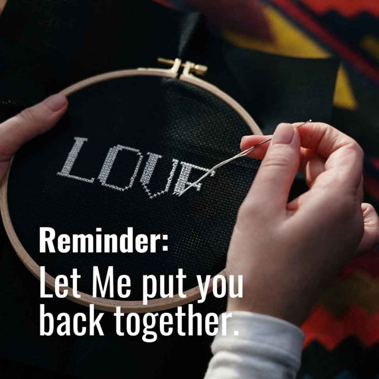 May 20, 2024-Let Me put you back together 🧩