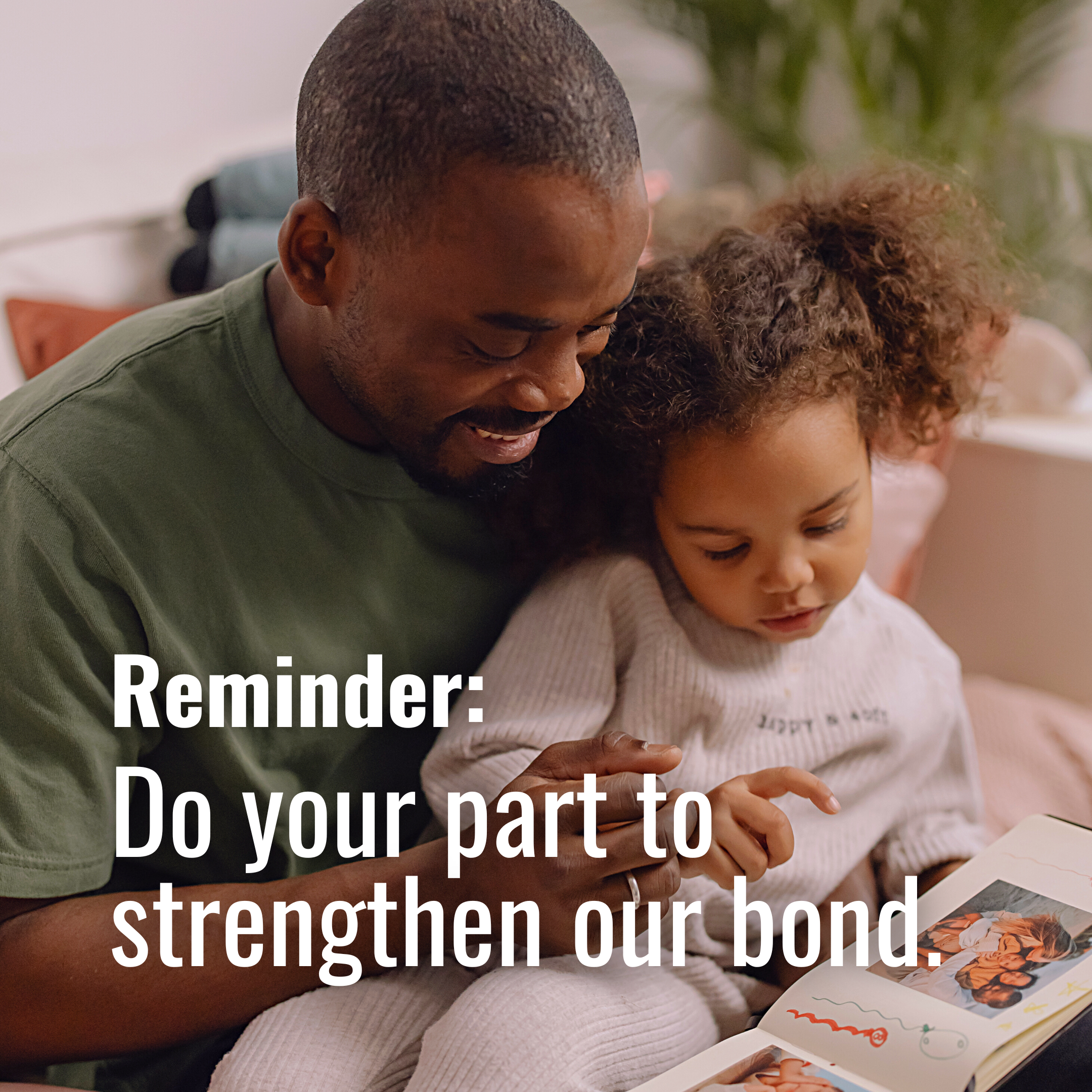 Do your part to strengthen our bond 💪