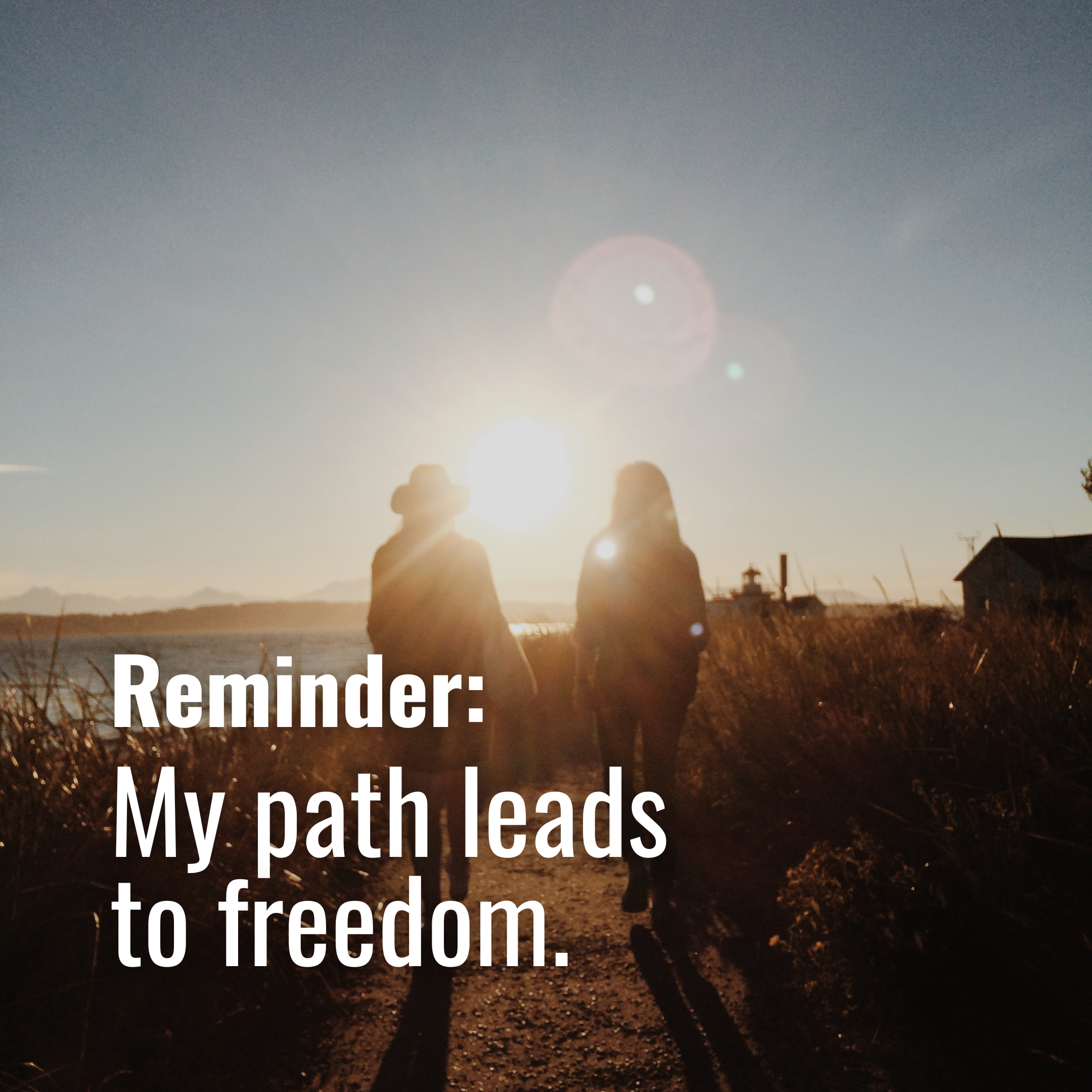 My path leads to freedom 🙌