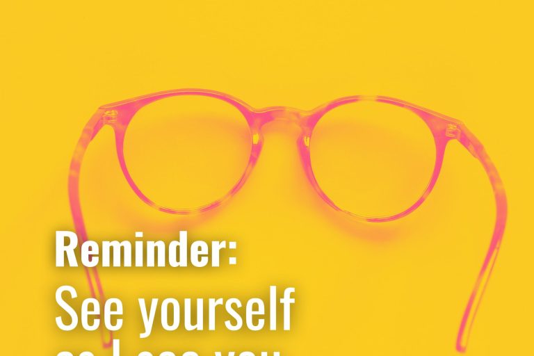 See yourself as I see you 👀