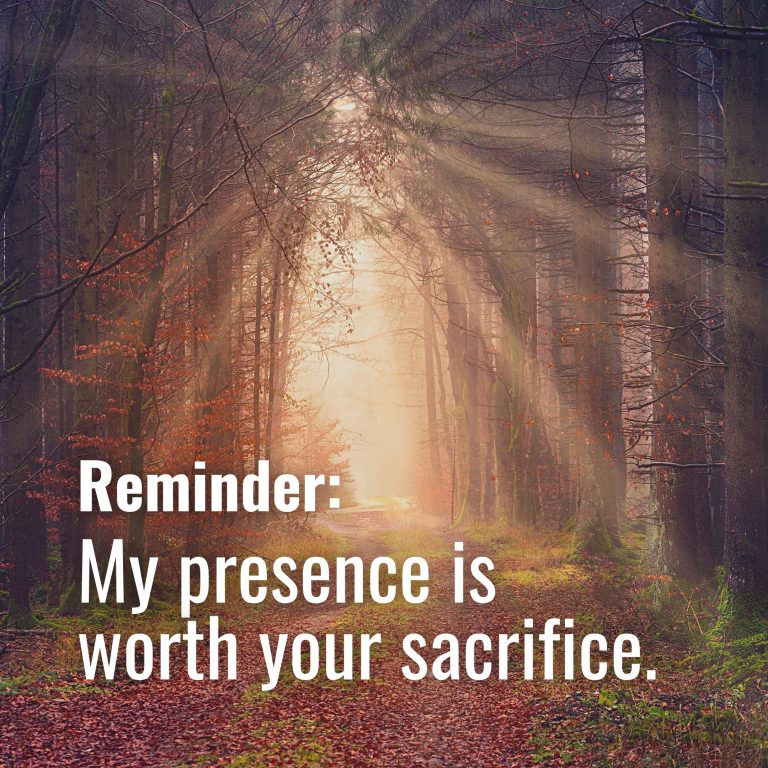 My presence is worth your sacrifice 🤲 My presence is worth your sacrifice 🤲